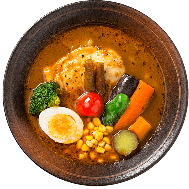 チキンと野菜のスープカレー